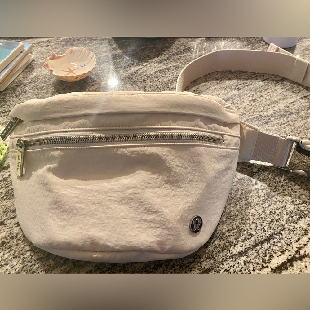 Lululemon Cream Belt Bag